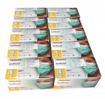 Одноразовые маски (10 упаковок) гипоаллергенные Isofluid (500 шт.)  Crosstex SSW 701055