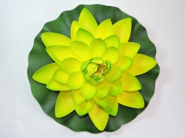 Цветок водоплавающий лайм зелёный (d-16 см) PH-3253 44028