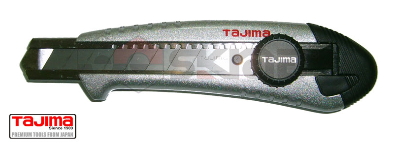Нож 18мм аллюм., лезвие нерж.сталь AC501B Tajima 26850